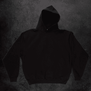 BS-2000 BLACK Heavyweight Oversize Side Pocket Hoodie