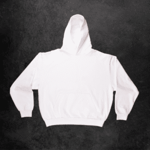 BS-2003 WHITE Standard Fit Kangaroo Pocket Hoodie